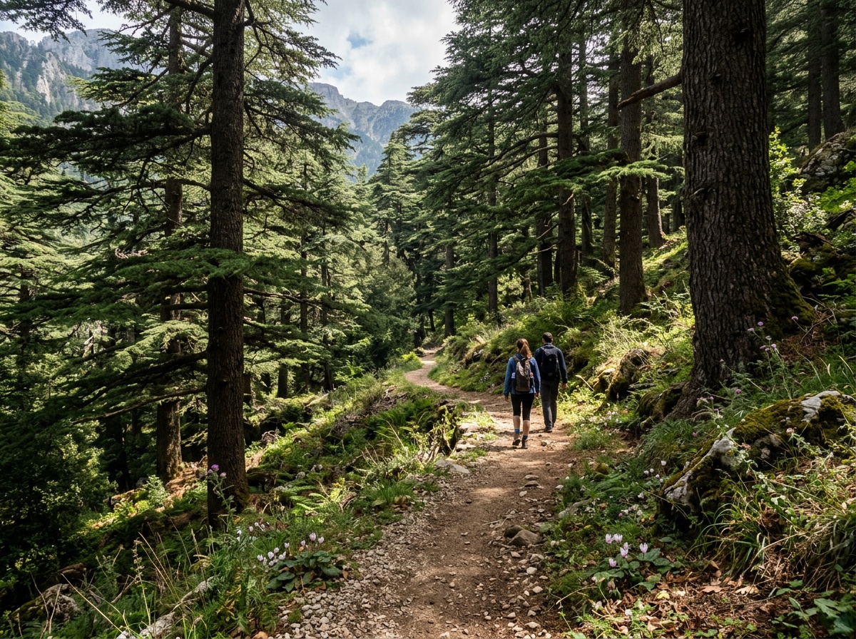 Cedar forest trail on Mount Olympus Turkey guided tour
